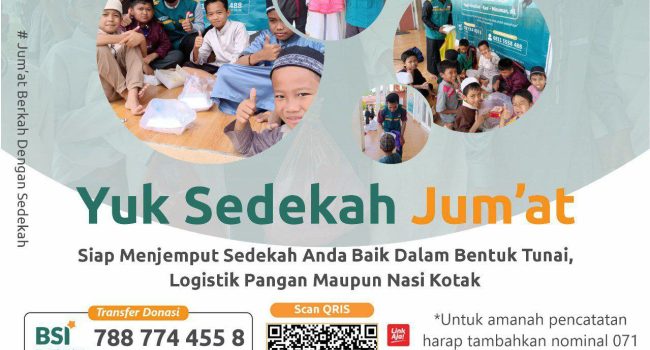 Bersama Berbagi Bahagia, Open Donasi Jumat Berkah - Kaltim