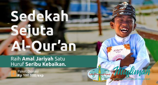 Sedekah Al-Quran Ramadhan 1444 H; Satu Huruf Beribu Pahala