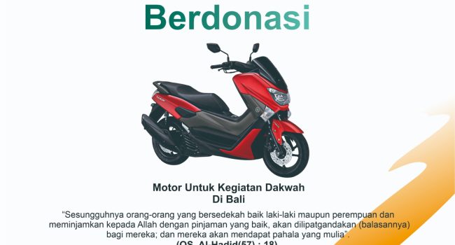 Donasi Motor Dai Pedalaman Bali