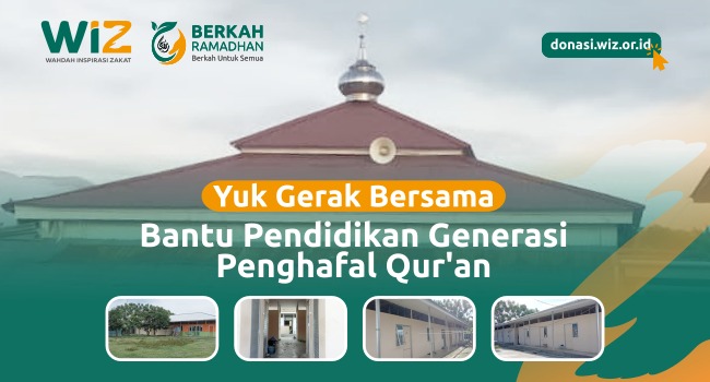 YUK GERAK BERSAMA BANTU PENDIDIKAN GENERASI PENGHAFAL QURAN PONDOK PESANTREN AL-ANSHOR PALU