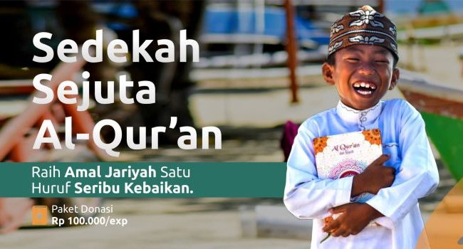 Sedekah Al-Quran; Satu Huruf Beribu Pahala