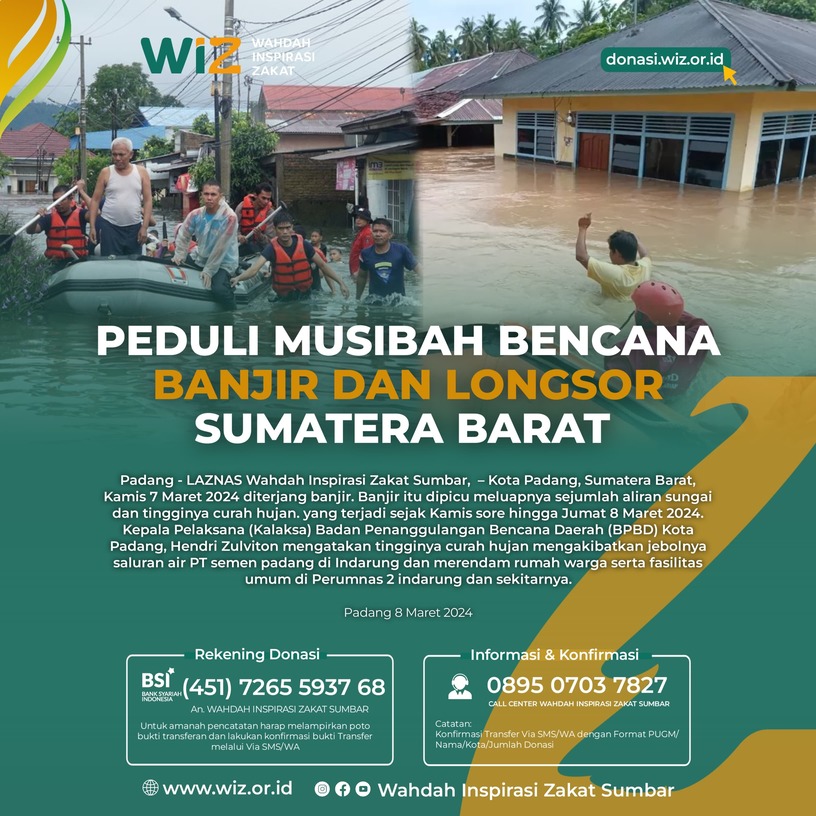 Peduli Banjir dan Longsor Sumatera Barat