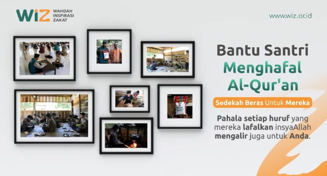 Bantu Santri Menghafal Al-Quran - Sedekah Beras Untuk Mereka