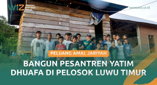 Amal Jariyah, Bangun Pesantren Yatim Dhuafa Di Pelosok Luwu Timur